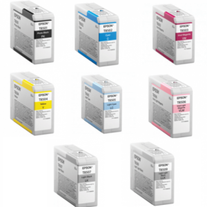 Lot de  8  Cartouches Pro 3880 pour baryte, gloss